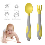 Spoon For Baby Utensils Set Auxiliary Food Silicone Gel Spoon Baby Learn To Eat Training Bendable Soft Spoon Children Tableware - V.I.P Digital Presence