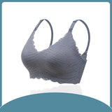 One-Piece Fixed Cup Nursing Underwear Non-Marking No Steel Ring Gathering Pregnancy Comfortable Postpartum Breastfeeding Bra - V.I.P Digital Presence