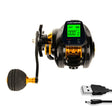 7.2:1 Digital Fishing Baitcasting Reel With Accurate Line Counter Large Display Bite Alarm Counting or Carbon Sea Fishing Rod - V.I.P Digital Presence
