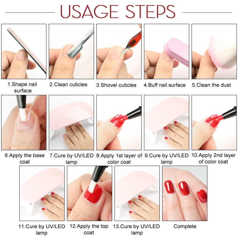 Art Manicure Venalisa 60 Colors Soak Off Enamel Convenience Clean Nail Glue Pen - V.I.P Digital Presence