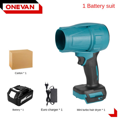 Brushless turbocharged storm blower and snow blower compatible with Makita battery 18V high power - V.I.P Digital Presence