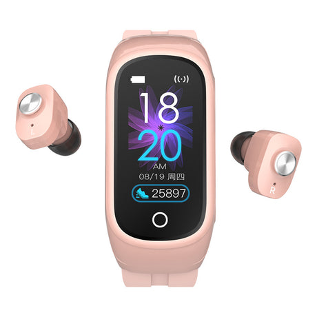 New N8 Smart Bracelet Pair Ear Bluetooth Headset Two-In-One Sports Watch - V.I.P Digital Presence