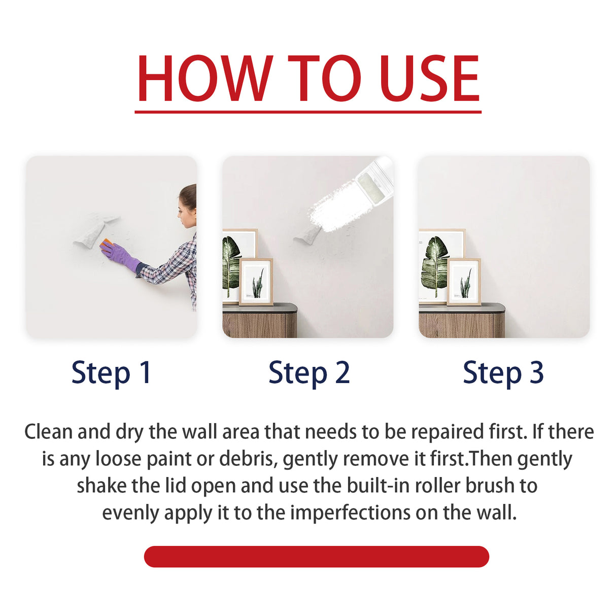 Wall Repair Compound, Household Wall Leak Cracks Nail Eye Waterproof And Mildew Wall Renovation Repair Cream - V.I.P Digital Presence