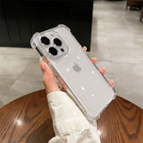 Shockproof Phone Case for iPhone 11 12 13 14 15 Pro Max Plus X XS XR Transparent Acrylic - V.I.P Digital Presence