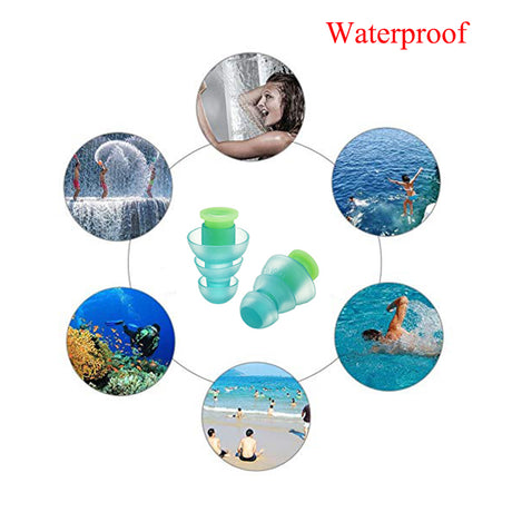 1 Pair Ear Plugs for Sleeping Silicone Noise Reduction Earplug Motorcycles Concerts DJ Reusable Music Filter Anti Noise Ear Plug - V.I.P Digital Presence