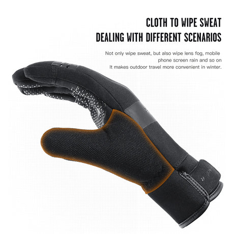 Outdoor new cycling warm cycling gloves thickened and plush comfortable touch screen anti splash and anti slip - V.I.P Digital Presence