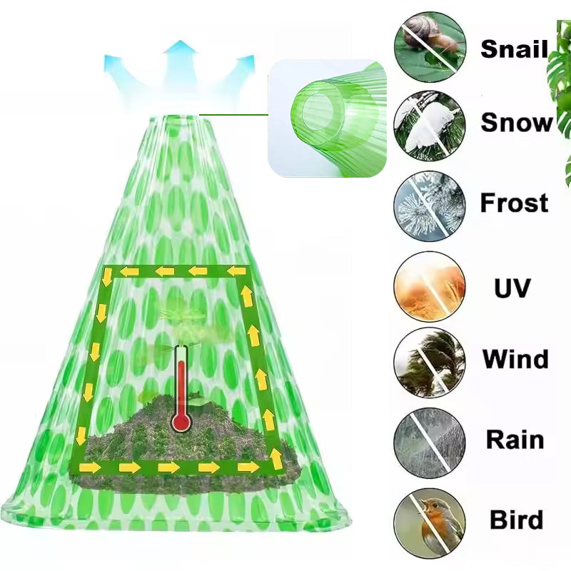 30 Reusable Square Planting Tents. Protect plants from birds, frost & snails. - V.I.P Digital Presence