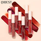 QIBEST The New Silky Soft Mist Matte Lip Gloss Non-Stick Cup Does Not Fade Lip Glaze Makeup Liquid Lipstick - V.I.P Digital Presence