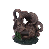 Water grass landscaping resin skull reptile toy hidden room aquarium fish tank ornaments - V.I.P Digital Presence