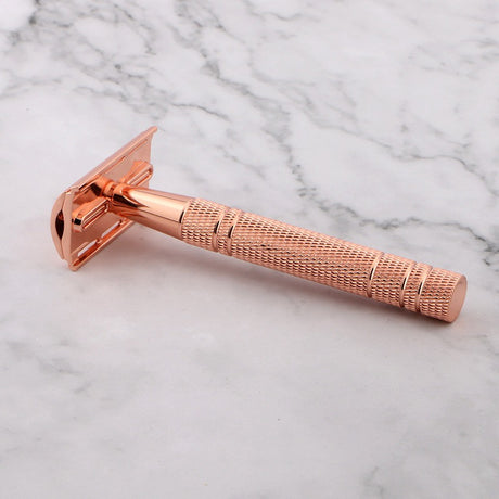 Old style shaver for both men and women, lightweight double-sided shaving blade, kraft paper packaging, alloy beard blade - V.I.P Digital Presence