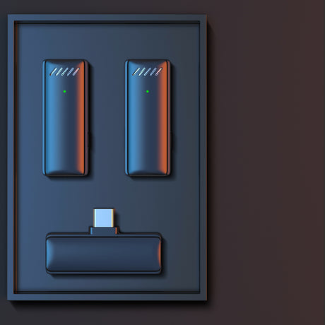 2.4G wireless lavalier microphone intelligent AI noise reduction professional live broadcast recording equipment - V.I.P Digital Presence