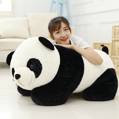 Simulated Giant Panda Doll Plush Toy Lying Panda Doll - V.I.P Digital Presence