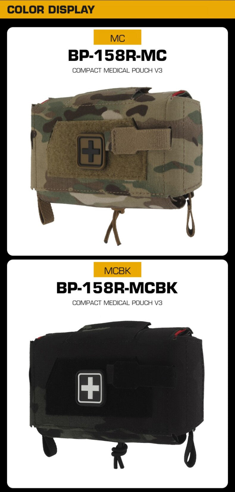 Compact Trauma Bag V3 GEN3 Style Agilit MD2 IFAK Tactical Medical First Aid Bag for Hunting Vest Plate Carrier Belt - V.I.P Digital Presence