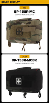 Compact Trauma Bag V3 GEN3 Style Agilit MD2 IFAK Tactical Medical First Aid Bag for Hunting Vest Plate Carrier Belt - V.I.P Digital Presence