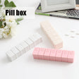 Travel Pill Box Holder Weekly Medicine Storage Organizer Container Drug Tablet Dispenser Independent Lattice Plastic Pill Case - V.I.P Digital Presence