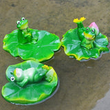 Floating Frog and Fish Pond Scenery Water Surface Decoration Water Fountain Resin - V.I.P Digital Presence