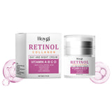 Collagen Cream Hydrating Facial Treatment Reduces Fine Lines, Brightens Skin Tone And Moisturizes Skin