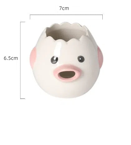 Ceramic egg white and protein separator household egg liquid and yolk filter baking tool easy to clean - V.I.P Digital Presence