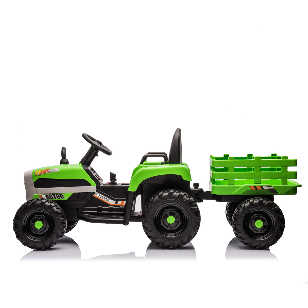 Children's electric tractor toy, powered by 24V battery, 200w * 2 motor 1.86-4.97MPH/remote control three speed adjustable - V.I.P Digital Presence