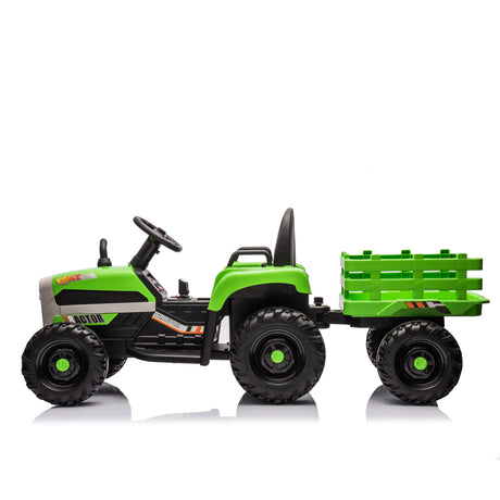 Children's electric tractor toy, powered by 24V battery, 200w * 2 motor 1.86-4.97MPH/remote control three speed adjustable - V.I.P Digital Presence