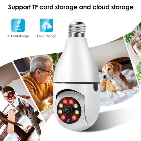 2.4G/5G Single-Band Dual-Band Wireless WIFI Light Head Small Yellow Man Camera Cell Phone Remote WiFi Night Vision Light - V.I.P Digital Presence