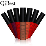 Qibest 34 Colors Matte Non-Stick Cup Does Not Fade Lip Gloss Matte Liquid Lipstick Makeup - V.I.P Digital Presence