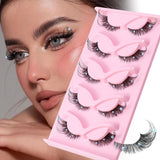 Clear Band Corner Foxy Winged Cat Eye 3D Strip Lashes Silk Party Full False Eyelash Vegan Faux Mink Eyelash With Diamond Pearl - V.I.P Digital Presence