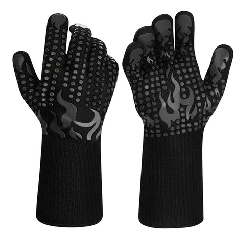 Heat Resistant Gloves Heat Proof Grill Gloves For Barbecue Cooking Baking Pulling Meat Washable Oven Gloves Mitts As Smoker BBQ - V.I.P Digital Presence