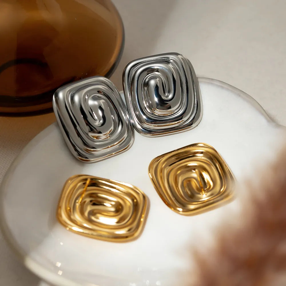 Stainless Steel Stud Earrings - V.I.P Digital Presence