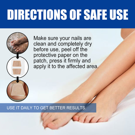 Nighttime Renewal Fungal Nail Patches, Repair And Thickening Gray Nail Insert Soft Nail Care Patch - V.I.P Digital Presence