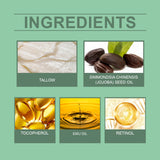 Grass Fed Tallow Skin Cream Moisturizes, Moisturizes And Relieves Dry Skin, Hydrates And Brightening Skin Cream