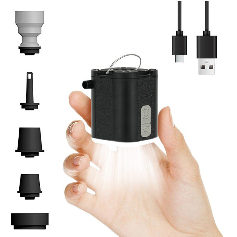 Mini Electric Pump for Inflating/Deflating Air Mattresses & Swimming Rings, Portable for Camping - V.I.P Digital Presence