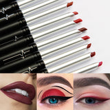 Pudaier Stereo Matte 17 Color Lip Liner Pen Automatically Do Not Faint Eye Shadow Eyeliner Lipstick Red Lipstick - V.I.P Digital Presence