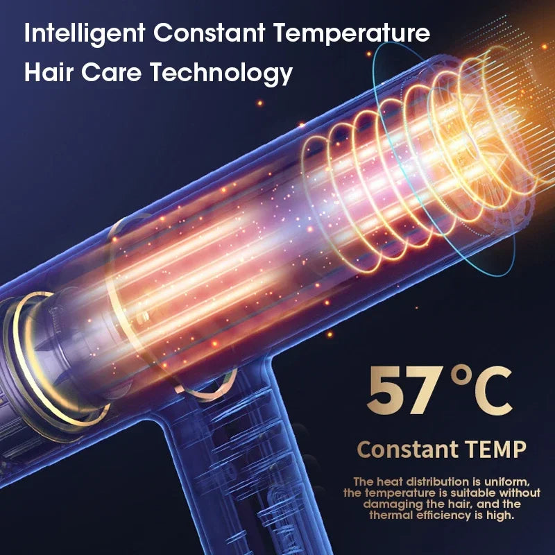 Professional Hair Dryer High Power Infrared Anion Hammer Powerful Cold And Hot Air Salon Hair Dryer - V.I.P Digital Presence