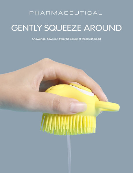 Adult And Children Silicone Bath Brush, Bath Brush, Soft And Creative Bath Brush, Skin-friendly Massage Foaming Shampoo Brush - V.I.P Digital Presence