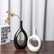 Nordic style light luxury hydroponic ceramic vase decoration, living room desktop flower arrangement, home decoration - V.I.P Digital Presence