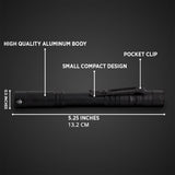 Mini LED flashlight Pen light Portable Torch 1 Switch Mode led flashlight For the dentist and for Camping Hiking Out - V.I.P Digital Presence