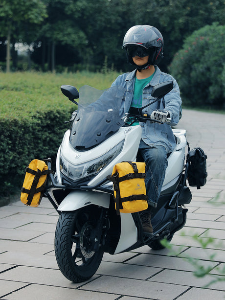 Motorcycle bumper bag outside the multifunctional large capacity Mount Brigade storage bag convenient waterproof riding bag - V.I.P Digital Presence