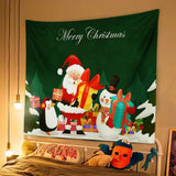 New Christmas Background Cloth, Christmas Tapestry, Christmas Party Event Decoration Hanging Cloth, Christmas Hanging Cloth - V.I.P Digital Presence
