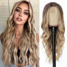 European and American Small Lace Wig Headsets with Intermediate Color Small Lace Center Split Large Wavy Long Curly Wigs - V.I.P Digital Presence