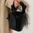 PU Leather Drawstring Bucket Bag - V.I.P Digital Presence