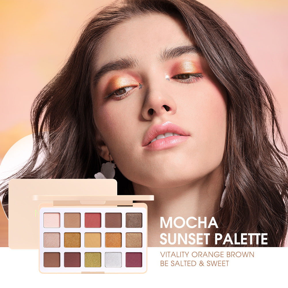 Mee Carney Dreamy Genki Girl 15 Color Eyeshadow Palette Pearlescent Glitter Matte Eyeshadow Palette MC08 - V.I.P Digital Presence