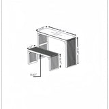 Dining Bench and Table, Pine Indoor Wood Bench for Entryway,Living Room,Kitchen and Bedroom Table (Nature, Long Bench & Table) - V.I.P Digital Presence