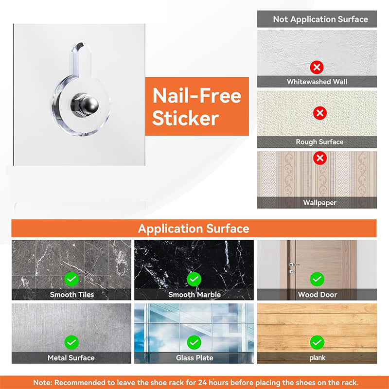 RV shoe storage (adhesive), over-door rack with deep pockets – for motorhomes, narrow wardrobes, 1 piece - V.I.P Digital Presence