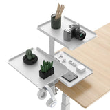 3 - Tier Multifunctional Desk Side Storage Rack - Organize Your Workspace Effortlessly - V.I.P Digital Presence