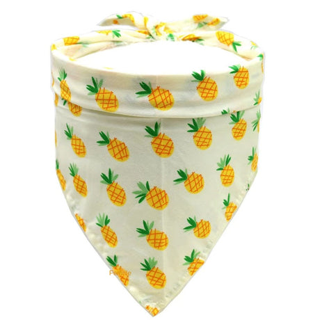 Pet Accessories Summer Pet Drool Towel Fruit Style Pet Scarf Pure Cotton Dog Triangle Scarf - V.I.P Digital Presence