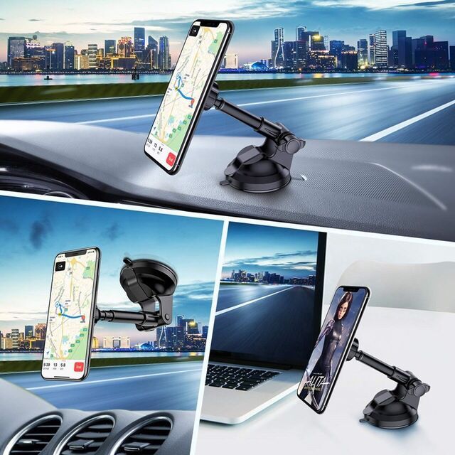 Car telescopic arm magnet phone stand car instrument table sucker mobile phone frame navigation bracket universal models - V.I.P Digital Presence