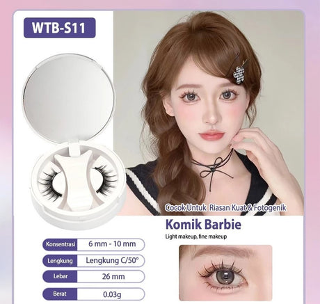 Natural Thick Portable Adhesive Free Eyelash Magnetic Suction Eyelash Style - V.I.P Digital Presence