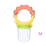Hot Sale 1 Pcs Food Baby Pacifiers Nipple Pacifiers for Baby Fruit Feeder Nipples Feeding Safe Pacifier Hand Bell Toy - V.I.P Digital Presence