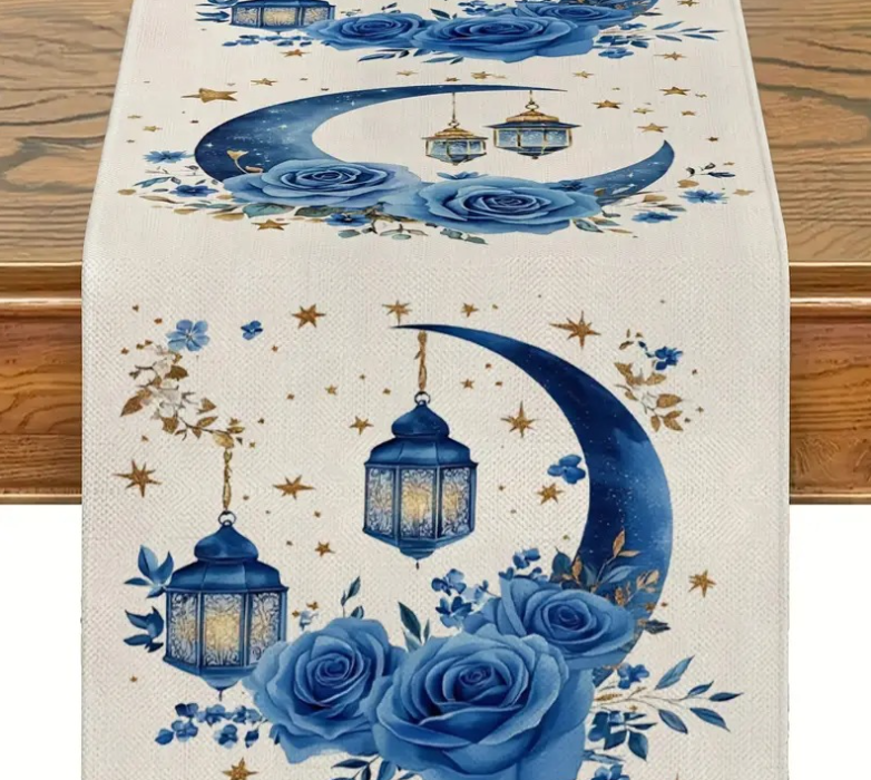 Printed Moon Castle House Tablecloth Home Decoration Party Festival Atmosphere Table Flag - V.I.P Digital Presence